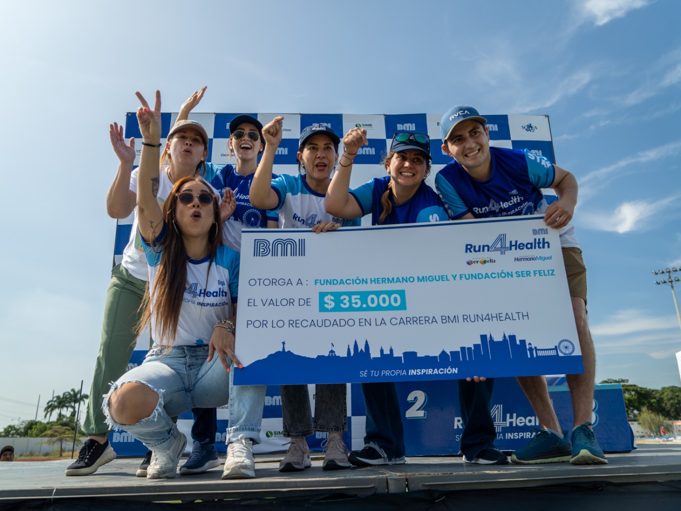BMI Run4Health la carrera solidaria más importante del país, recaudó más de USD 35.000 dólares para las Fundaciones Hermano Miguel y Ser Feliz