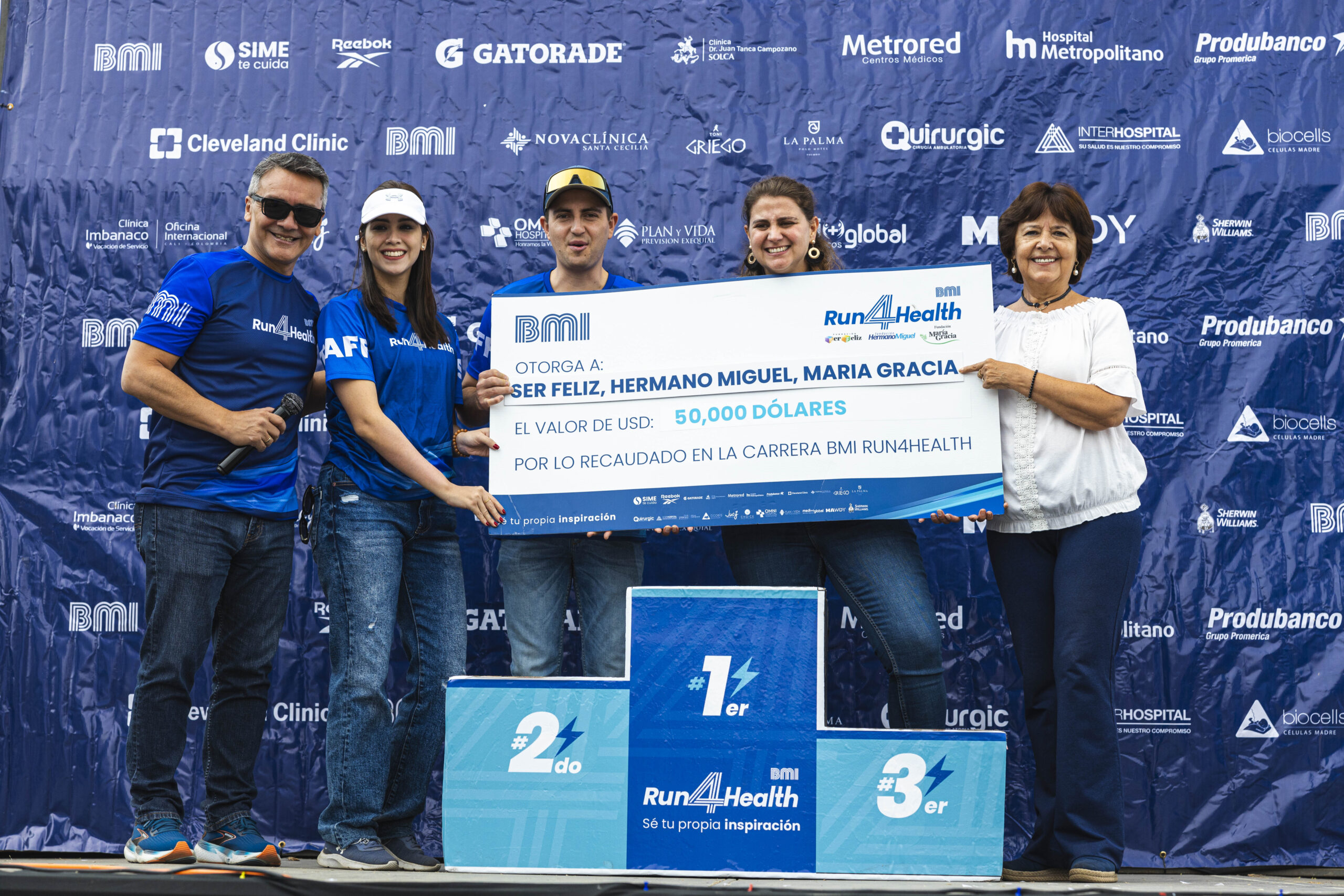 BMI Run4Health 2024 recaudó más de USD 50.000 dólares