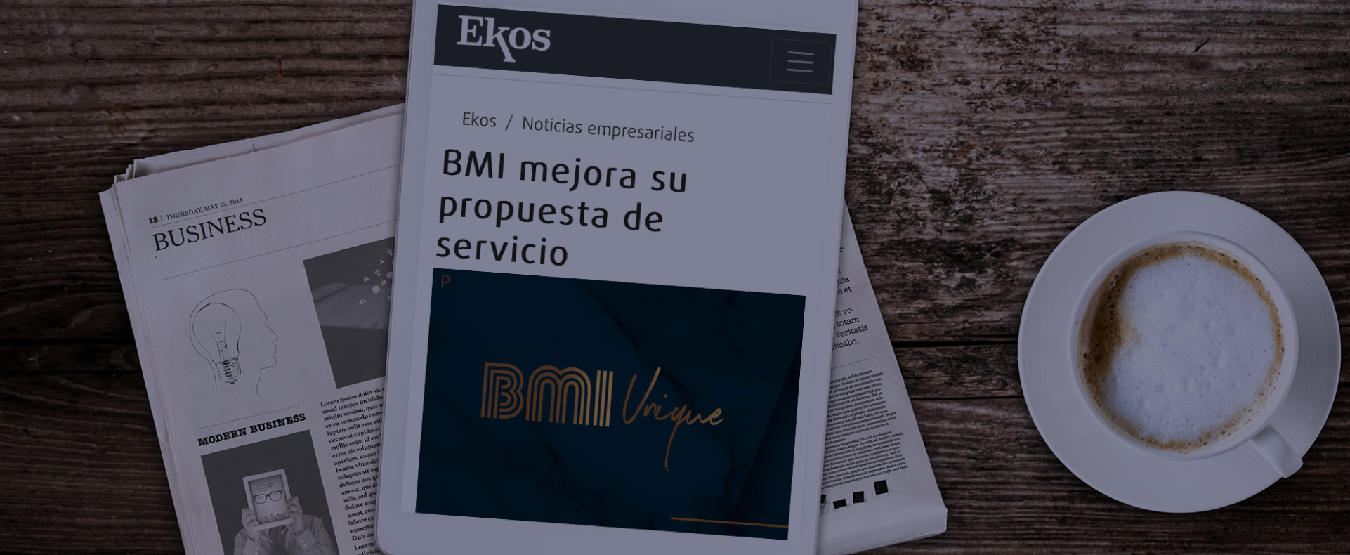 Reportaje de la revista EKOS sobre BMI Unique